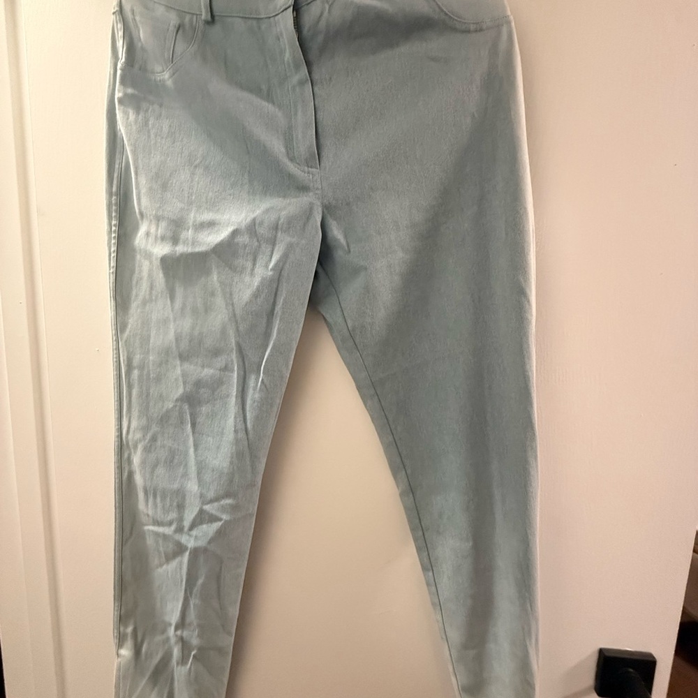 Dior Light Wash Straight Leg Pants